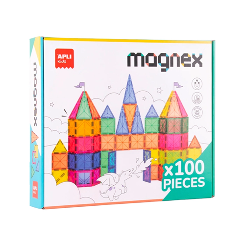 Magnetisch 3D bouwspel Magnex 100 stuks | Apli kids Magnetisch 3D bouwspel Magnex 100 stuks | Apli kids